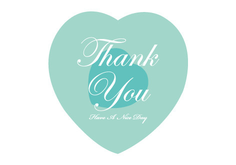 감사하트(아쿠아)스티커