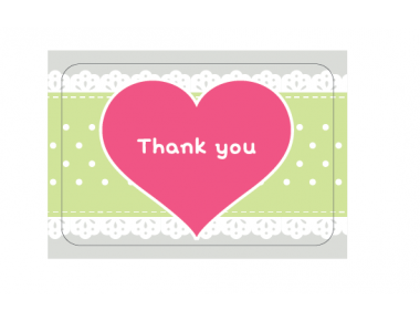 [땡큐/도일리]연두스티커